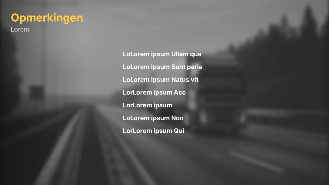 Introductie van een eenvoudige geel met zwarte quickservice