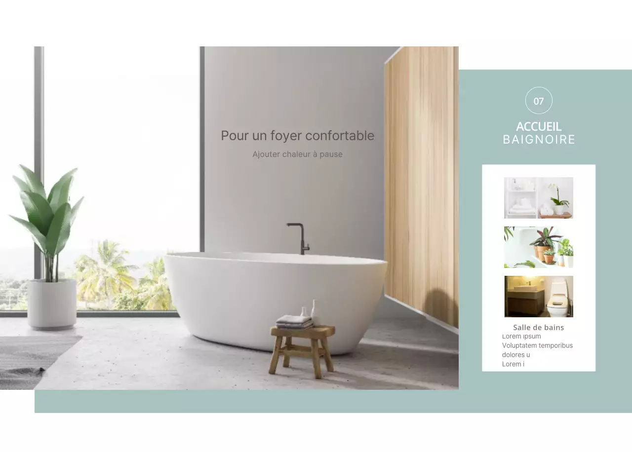 Meubles simples et naturels dans des tons beiges et neutres