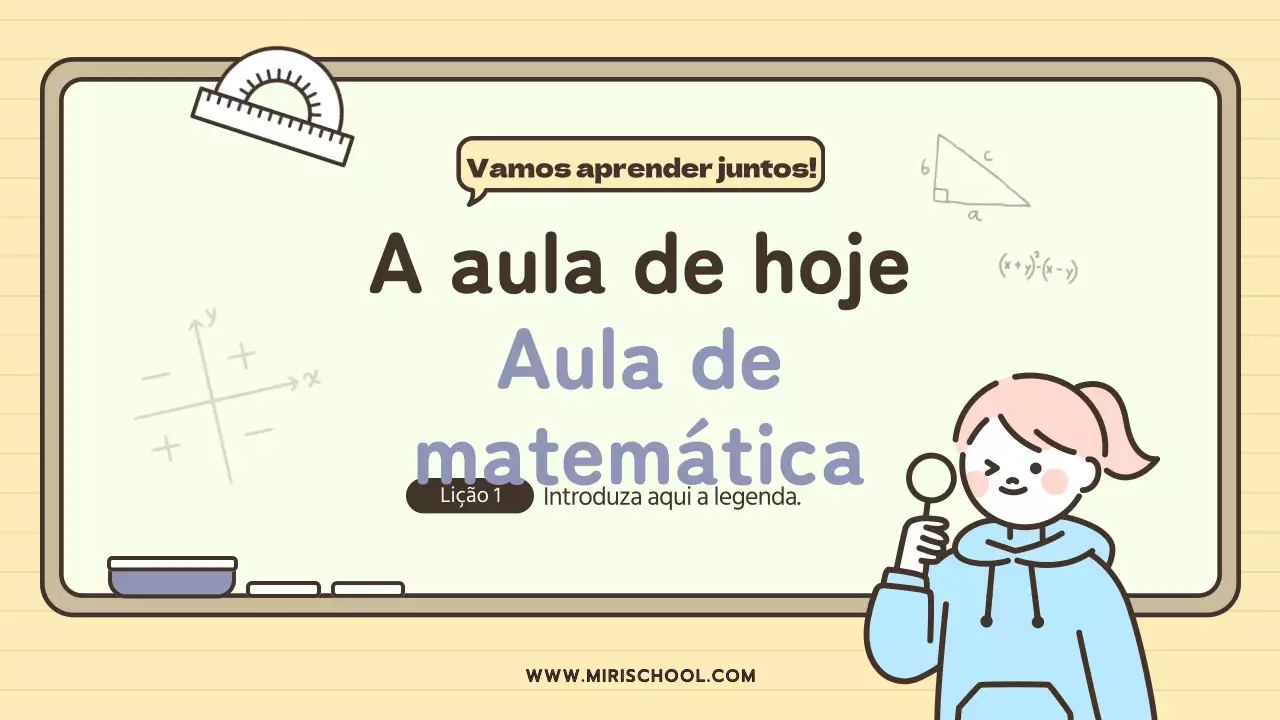 Ilustrações giras com tema de quadro de giz em tons pastel para utilização na sala de aula