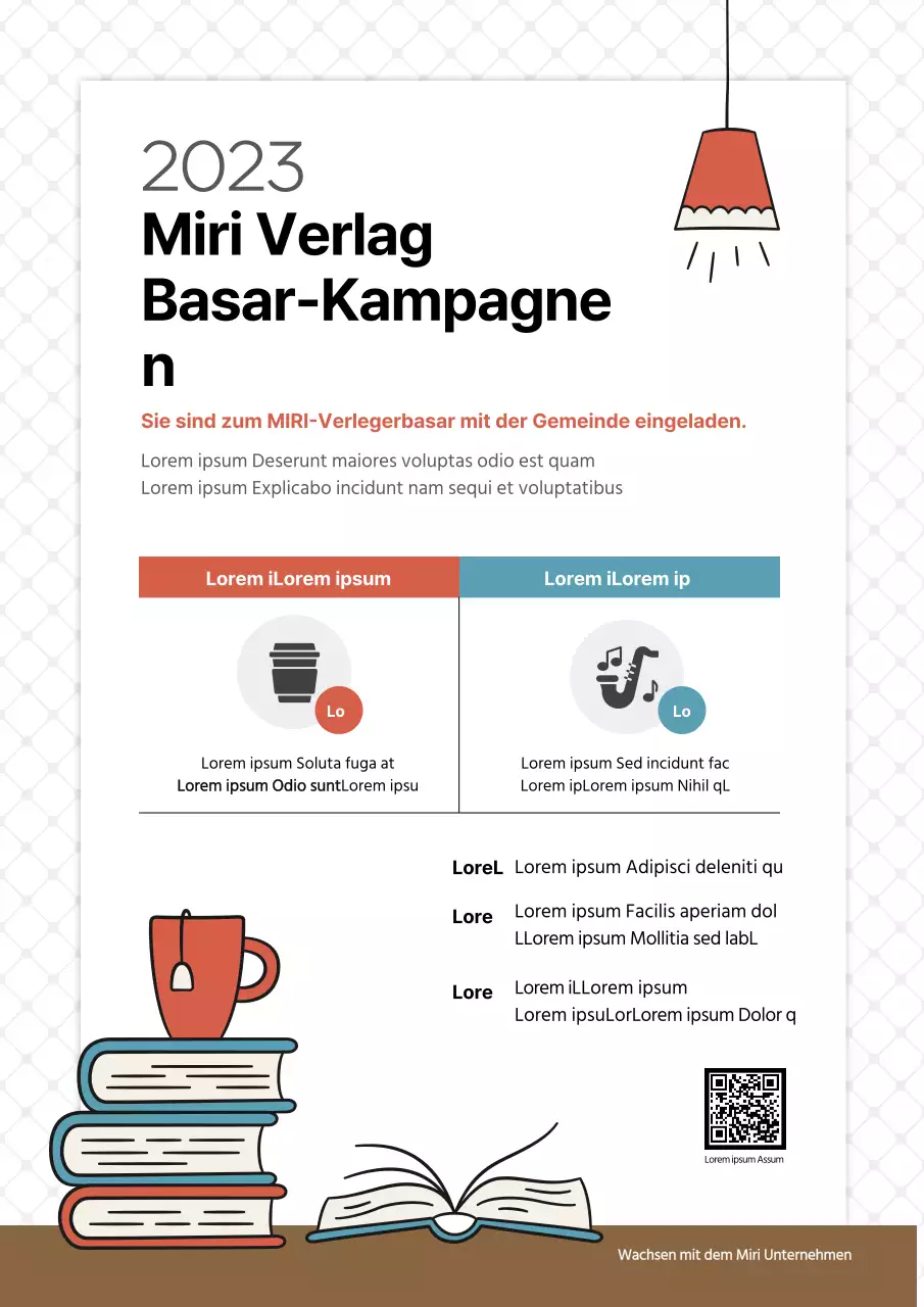 Rotes und blaues Buch Basarkampagne