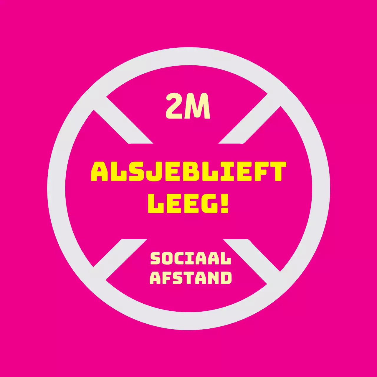 Roze illustratie schone corona preventie