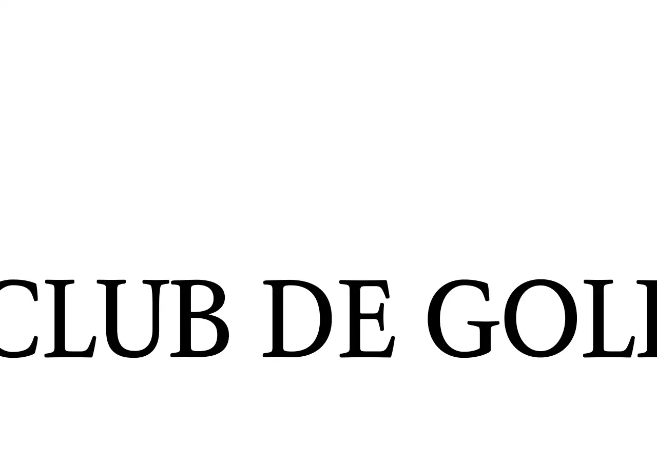 Chapeau de club de golf luxueux noir