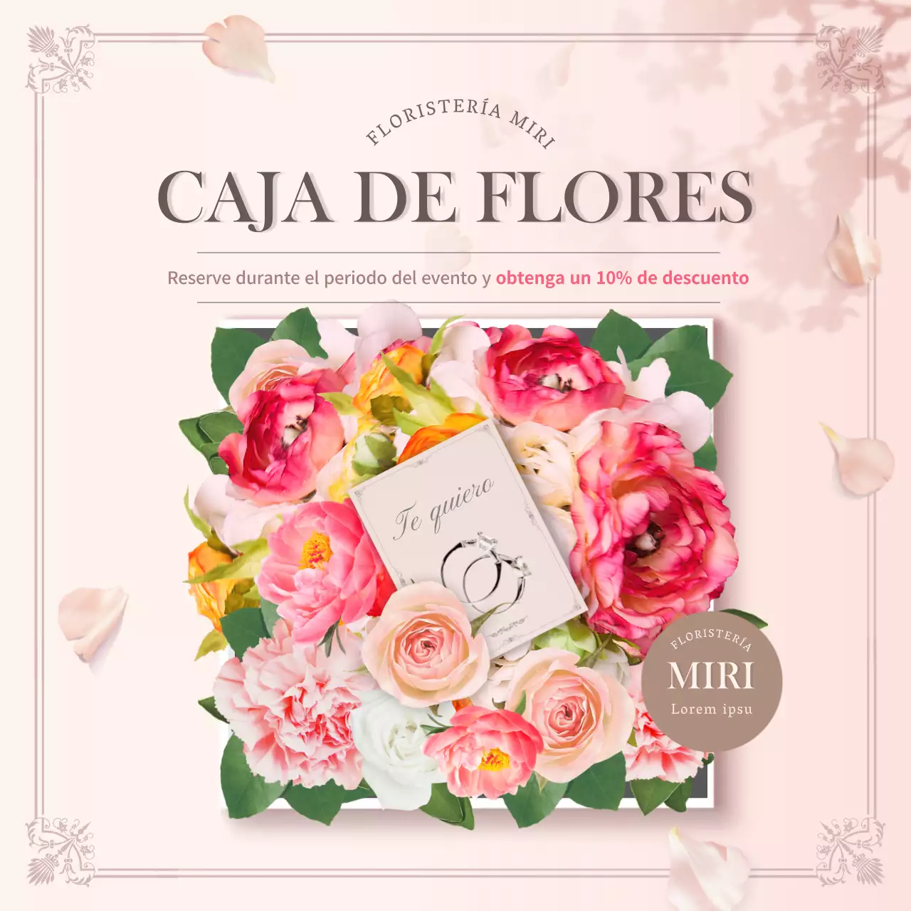 Rosa Femenino Blanco Día Flor Caja Reserva Evento