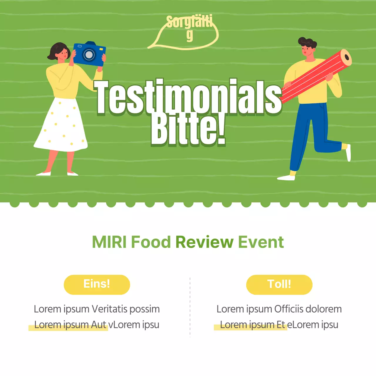 Bewertungen der Lieferung