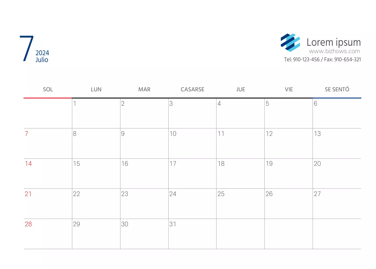 Marina Blanca Hospital Simple