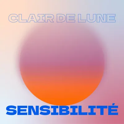 Une pochette d'album avec une touche d'orange et de bleu