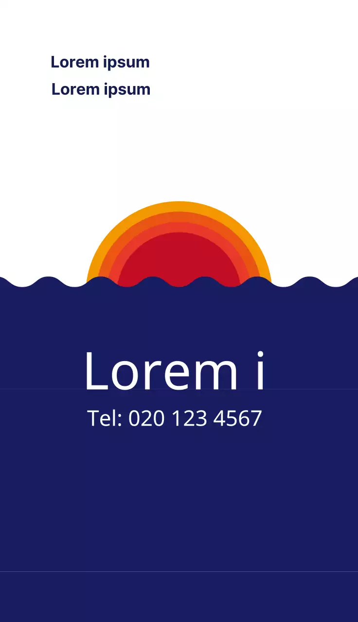 Schattig restaurant sashimi met blauwe illustratie