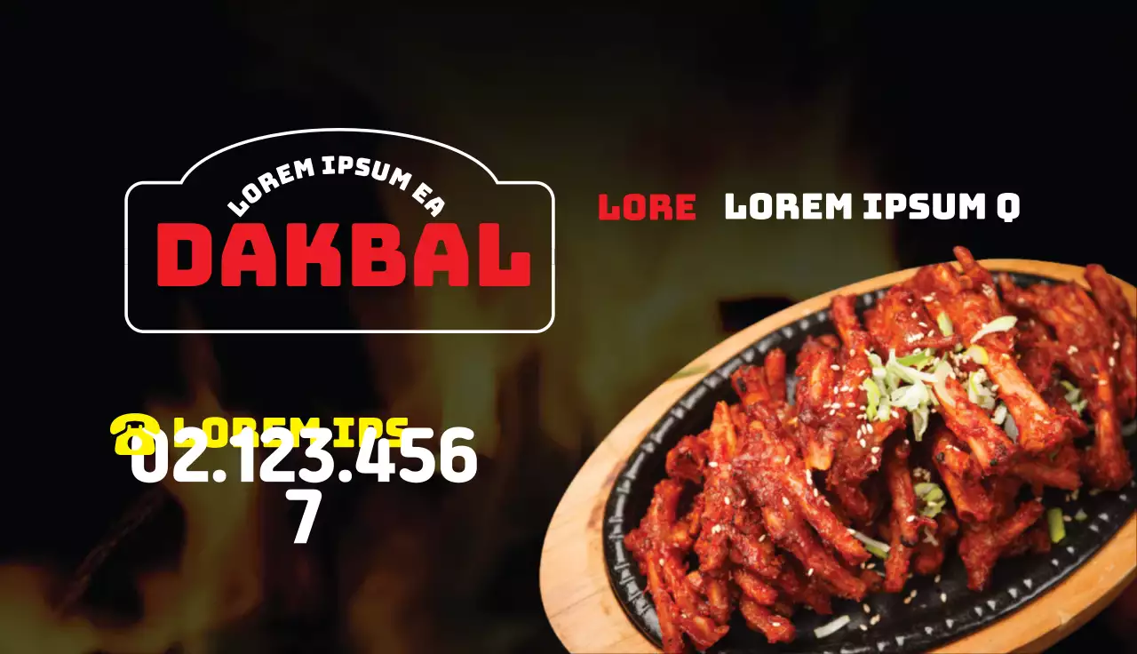 Rode foto benadrukt nette restaurant kippenpoten