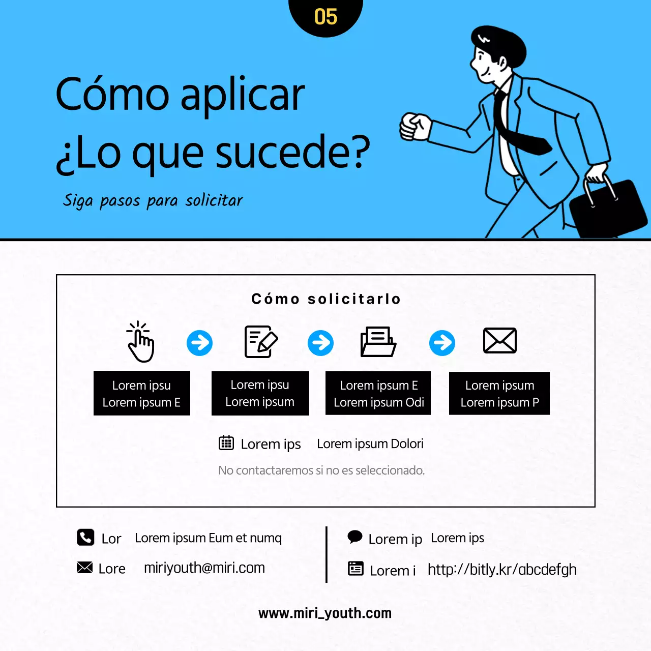 Se buscan miembros para un concurso de ilustración en azul claro y limpio