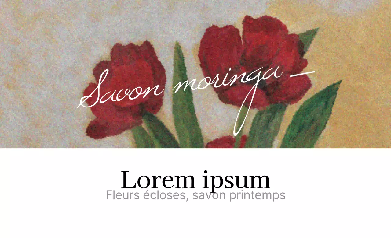 Lorsque les fleurs s'épanouissent et que le printemps