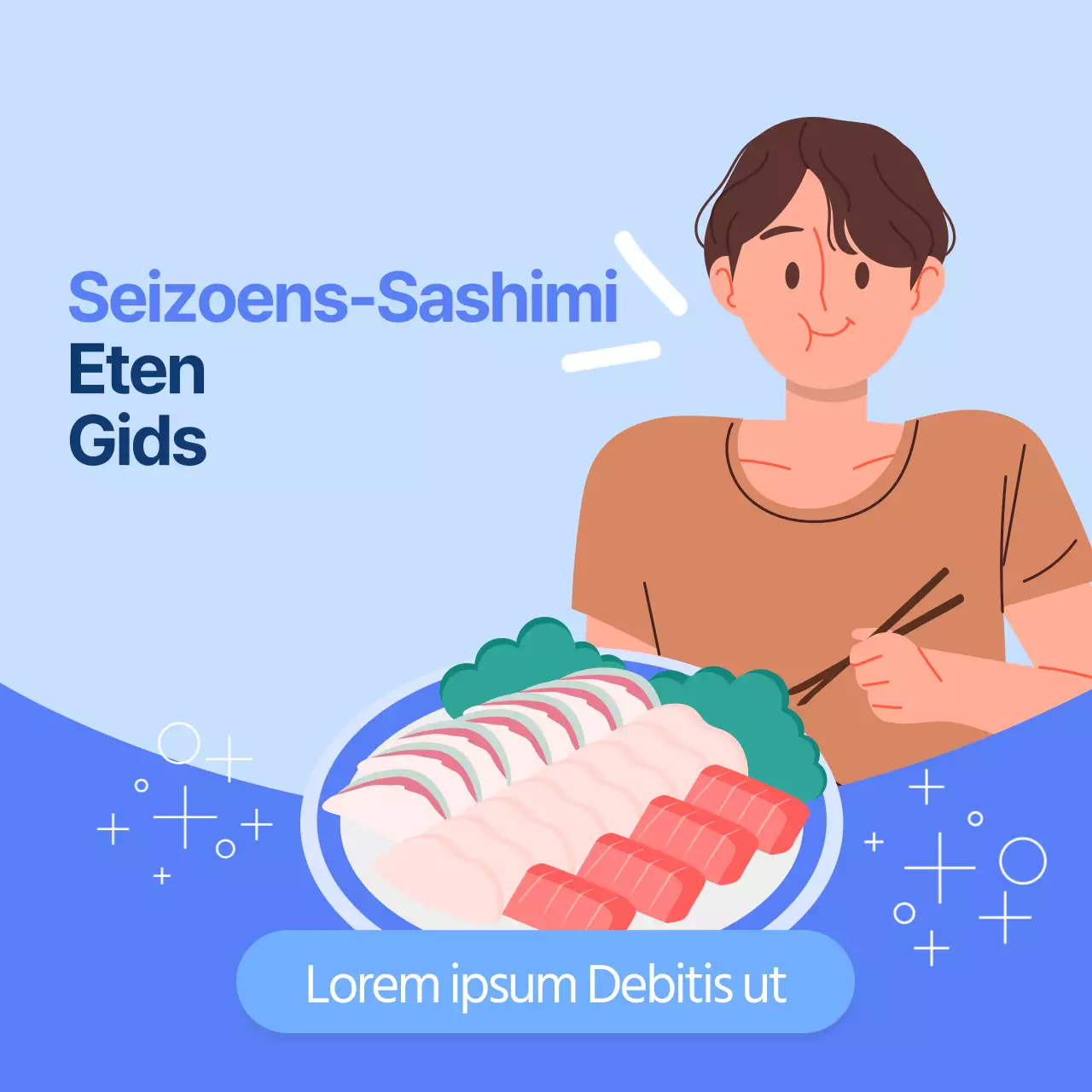 Een gids voor het eten van blauwe en eenvoudige seizoensashimi