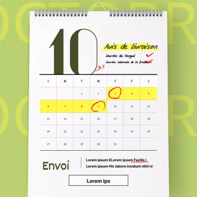 Fermetures du calendrier