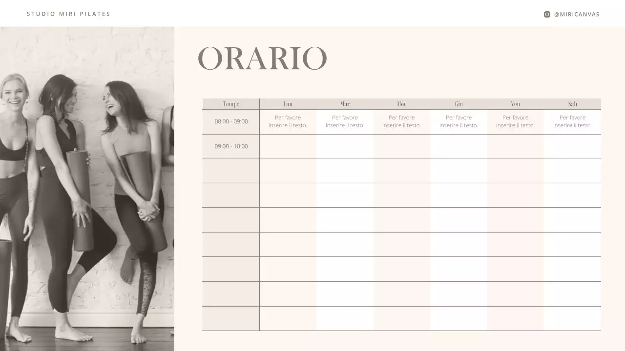 Una moderna introduzione al Pilates in beige e marrone