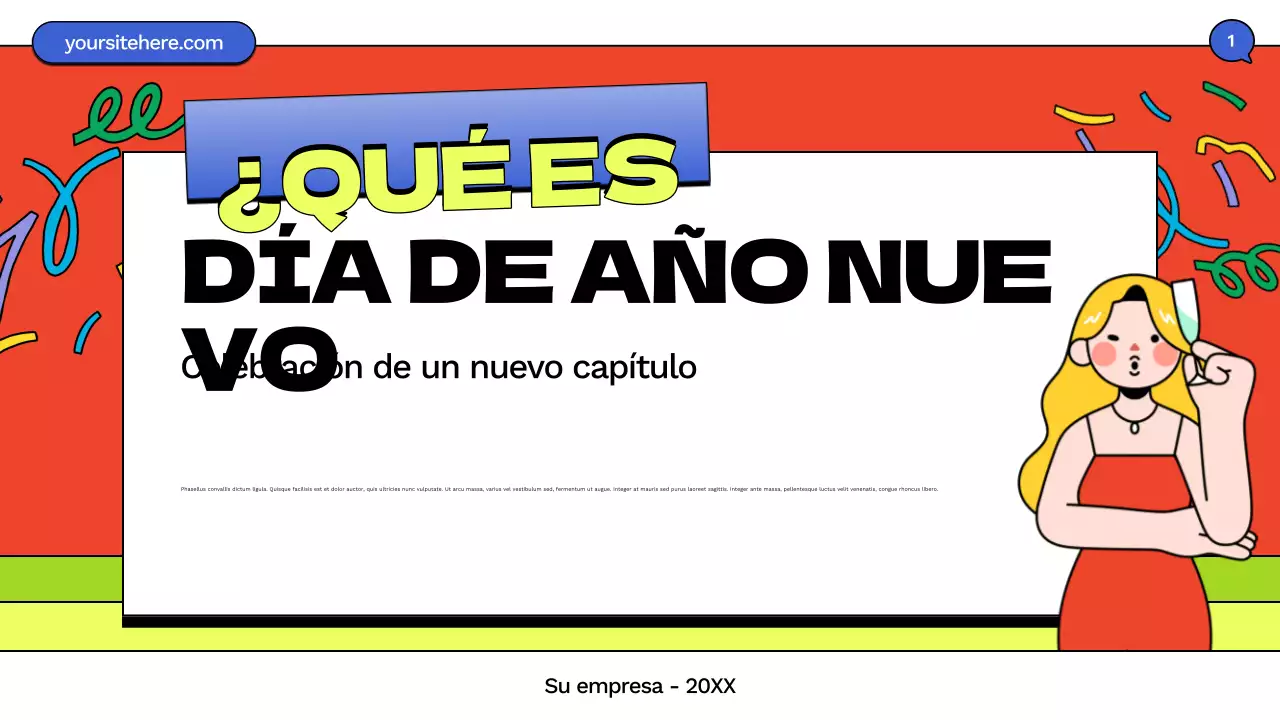 presentación del año nuevo del cómic azul