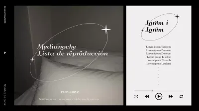 Lista de reproducción en blanco y negro y beige de inspiración vintage Miniatura de YouTube