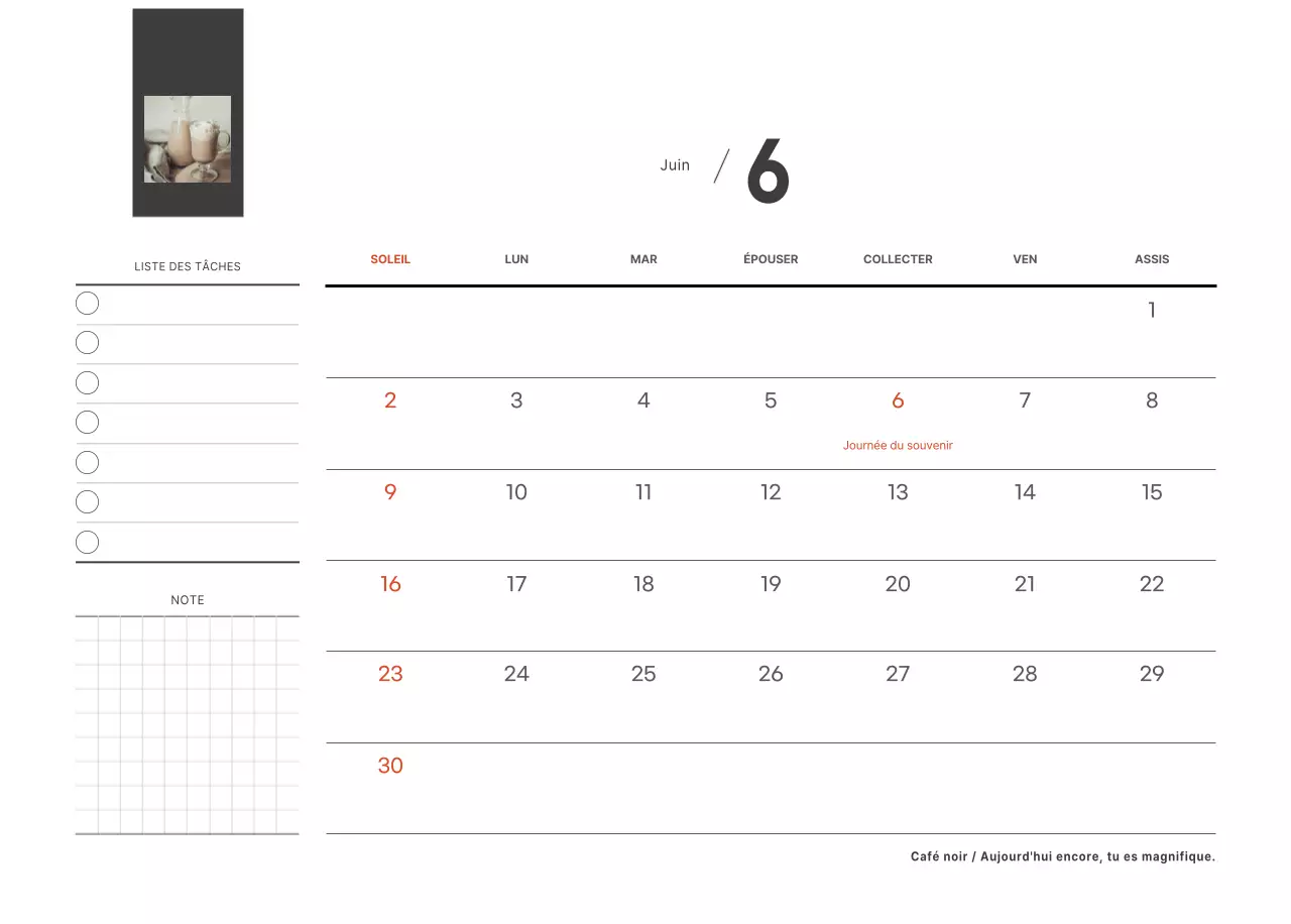 Un café sentimental blanc et marron