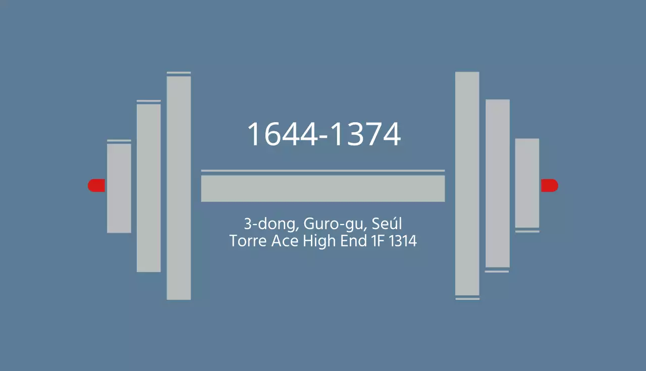 Bizgym Gimnasio Tarjeta de visita