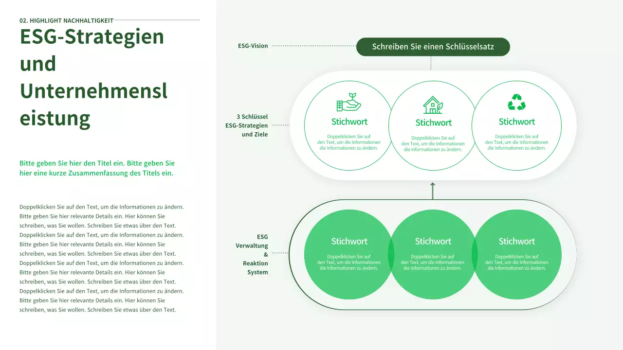 Der ESG-Bericht von Ecoconcept in grün