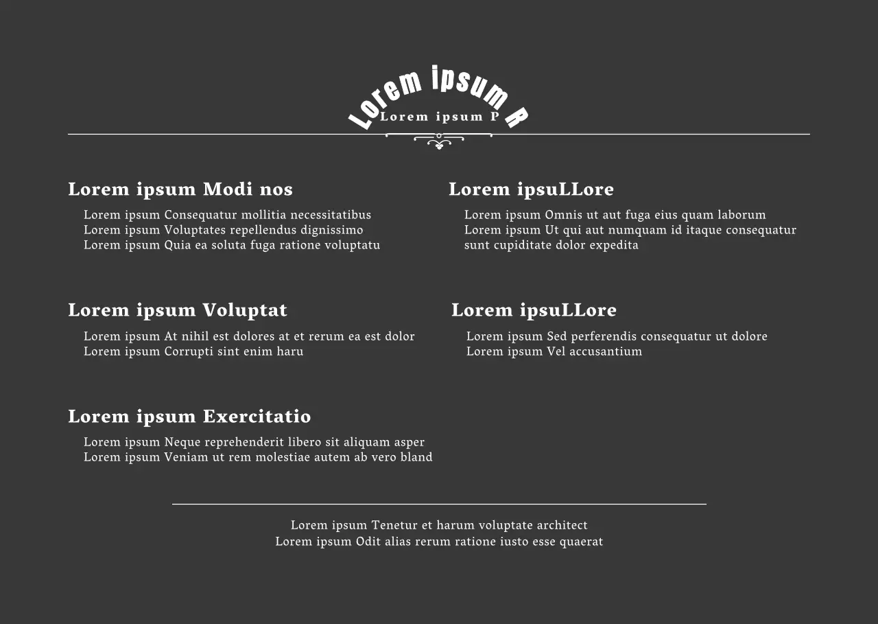 Um restaurante de conceito simples em preto e brancoPlaneamento de menus e preços