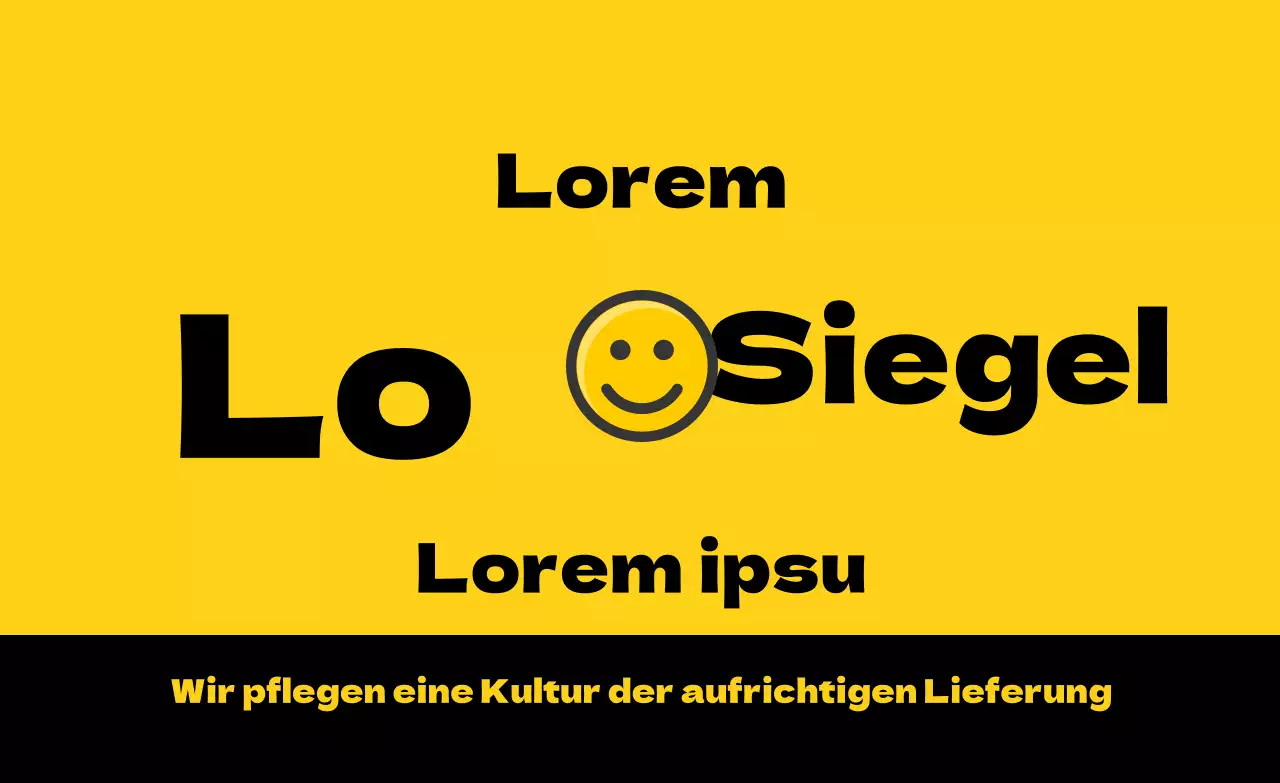 Sichere Zustellung mit gelber Markierung