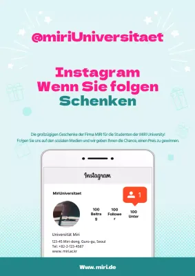 Instagram-Freundschaftsveranstaltung der Universität Miri