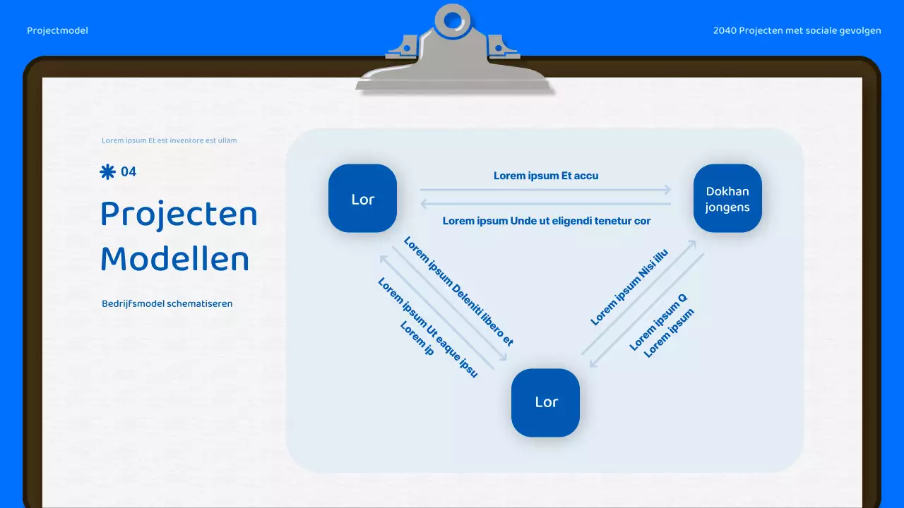 Blauw en lichtblauw natuurlijk dokdo verdedigingsproject resultatenrapport