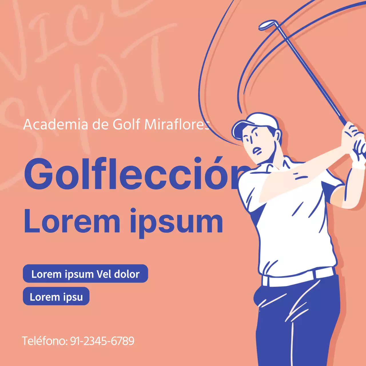 Contratación de clases de portería en colores pastel