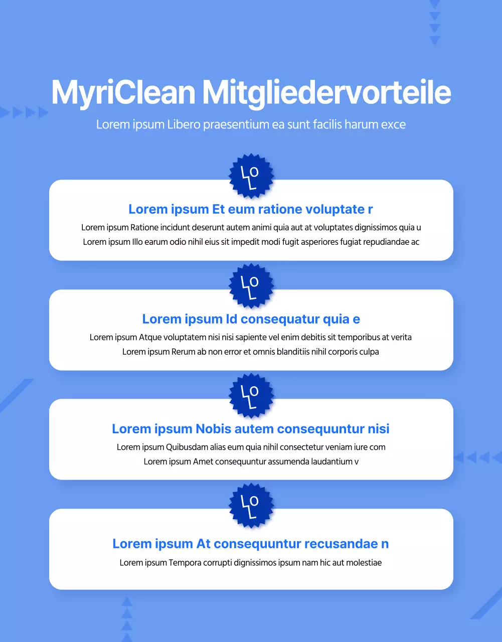 Eine einfache blau-gelbe Anzeige zur Reinigung von Klimaanlagen