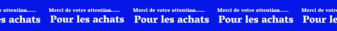 Design simple en bleu et blanc avec un texte et des lignes simples en anglais