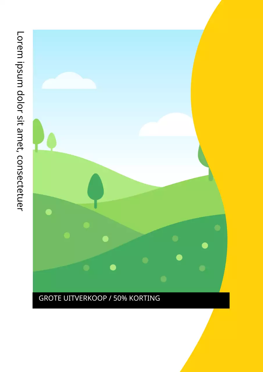 Verschillende lay-outs met gekleurde foto's met hoge verzadiging