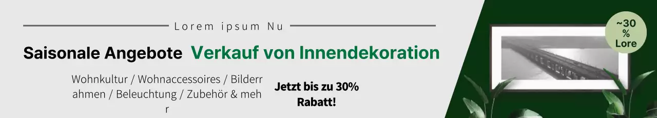 Grüne Fotografie unterstreicht saubere Einrichtung Werben Sie für Ihre Veranstaltung