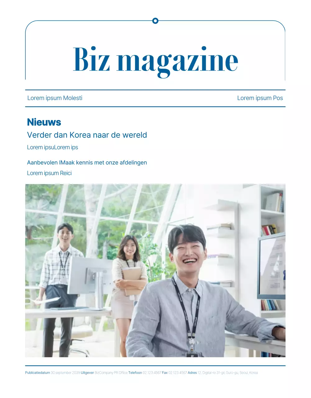 Turquoise Clean Online Nieuwsbrief Bedrijfstijdschrift Bedrijfscultuur Webzine Nieuwsbrief Nieuws Zakelijk