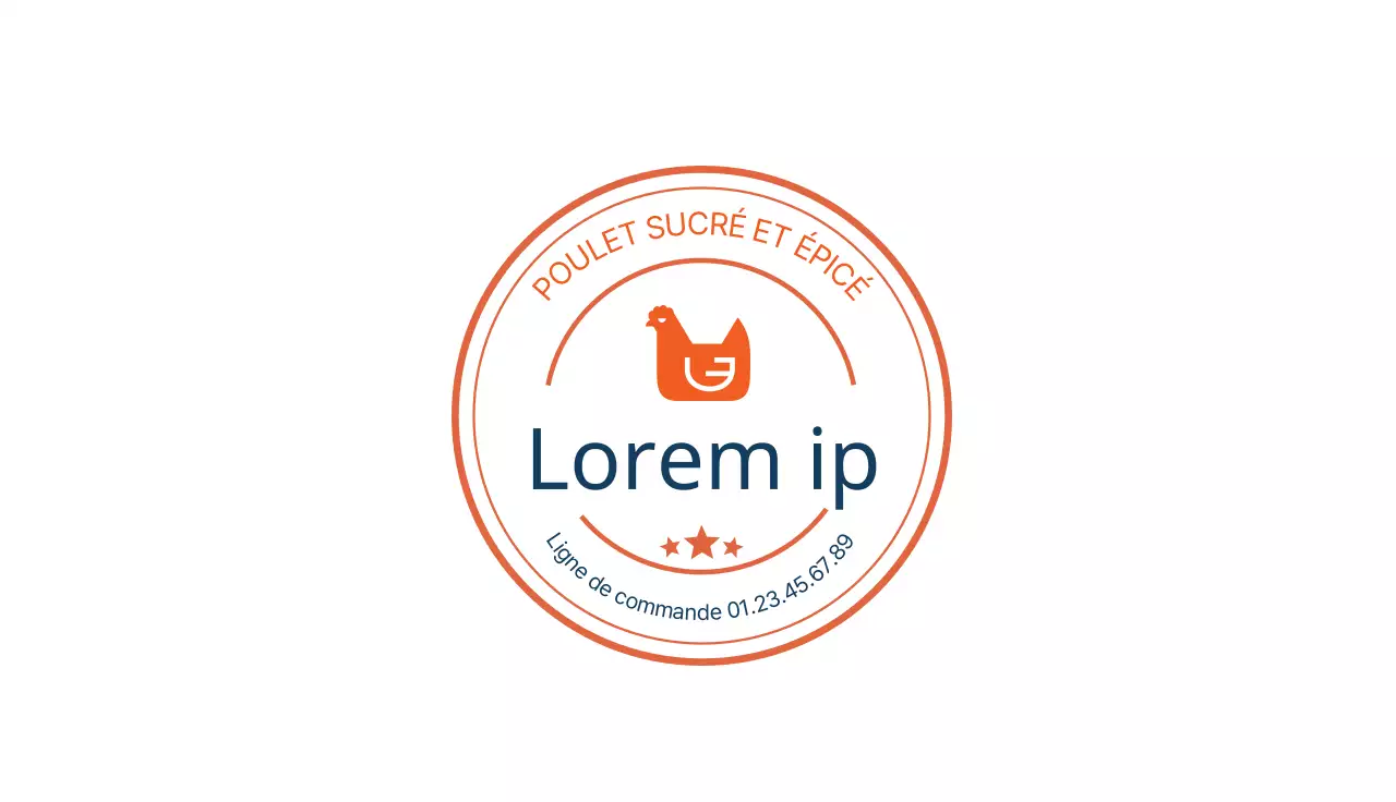 Orange Blue Logo PhotoFeatured Restaurant Chicken Gangjeong