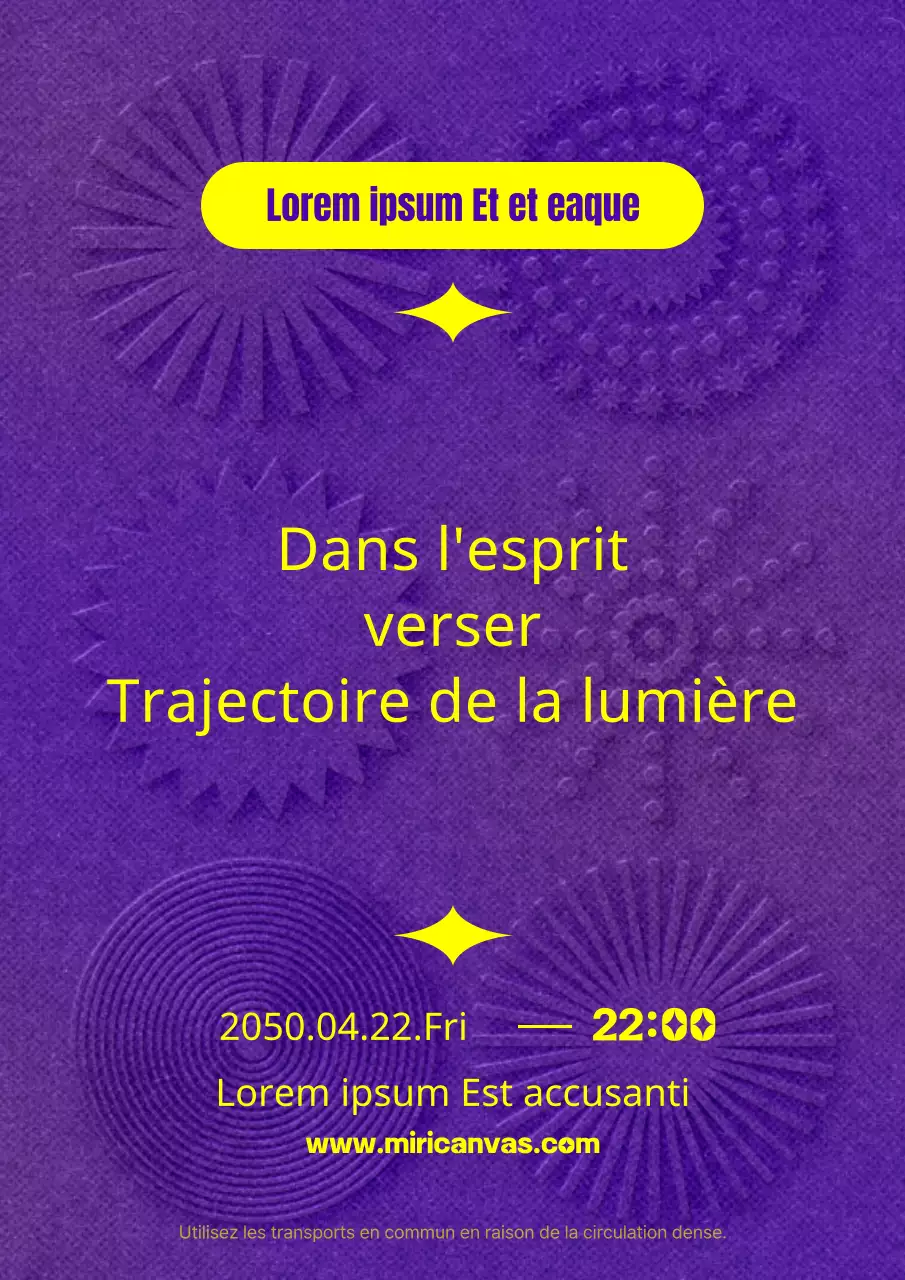 Feux d'artifice avec un motif violet tridimensionnel