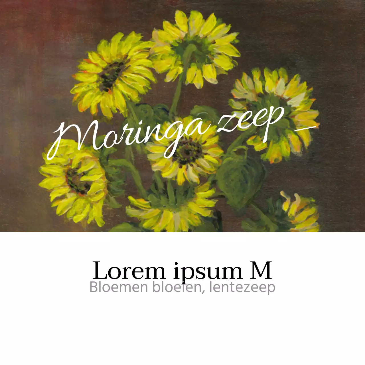 Wanneer de bloemen bloeien en de lente