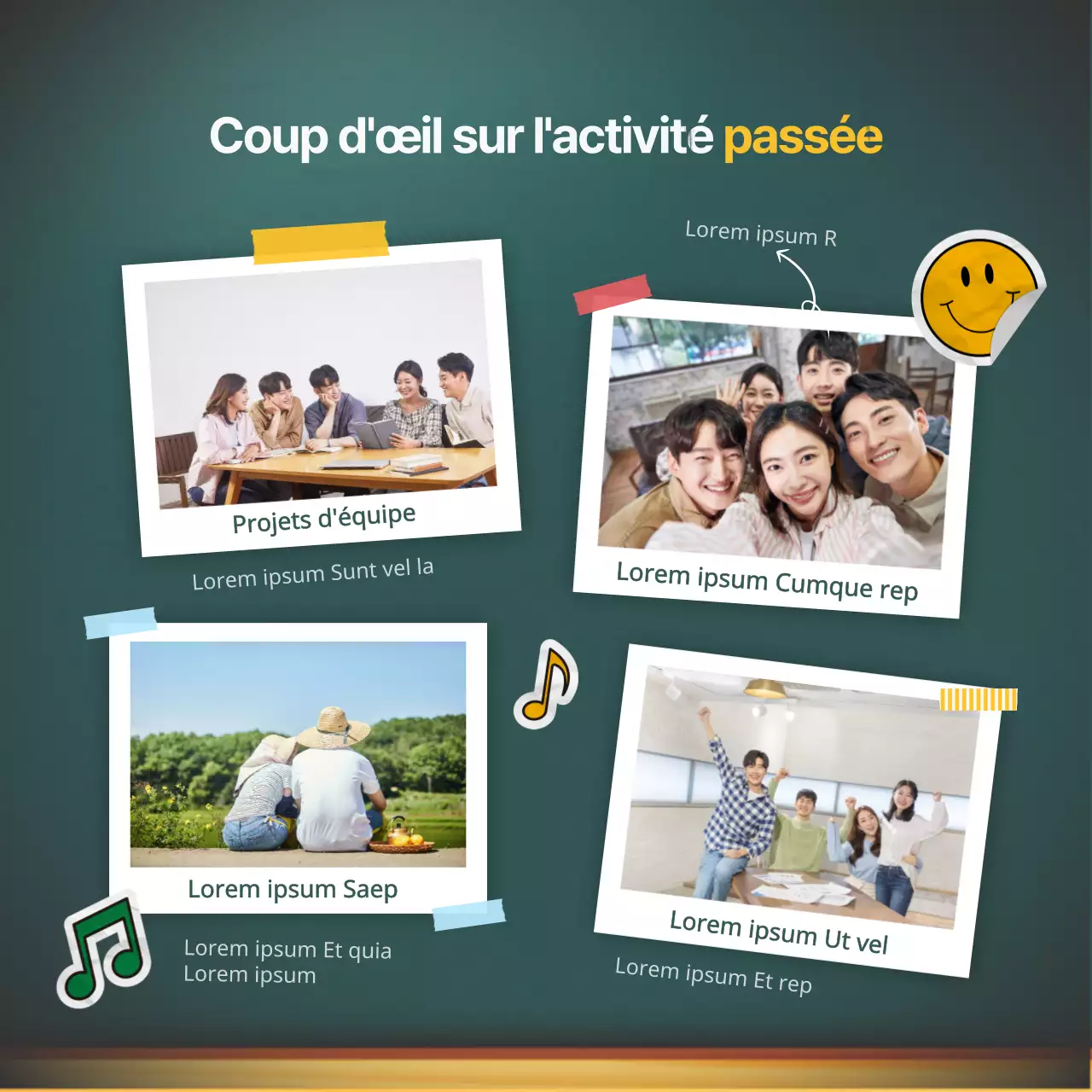 Recrutement d'un club universitaire Carte à craieNews Design