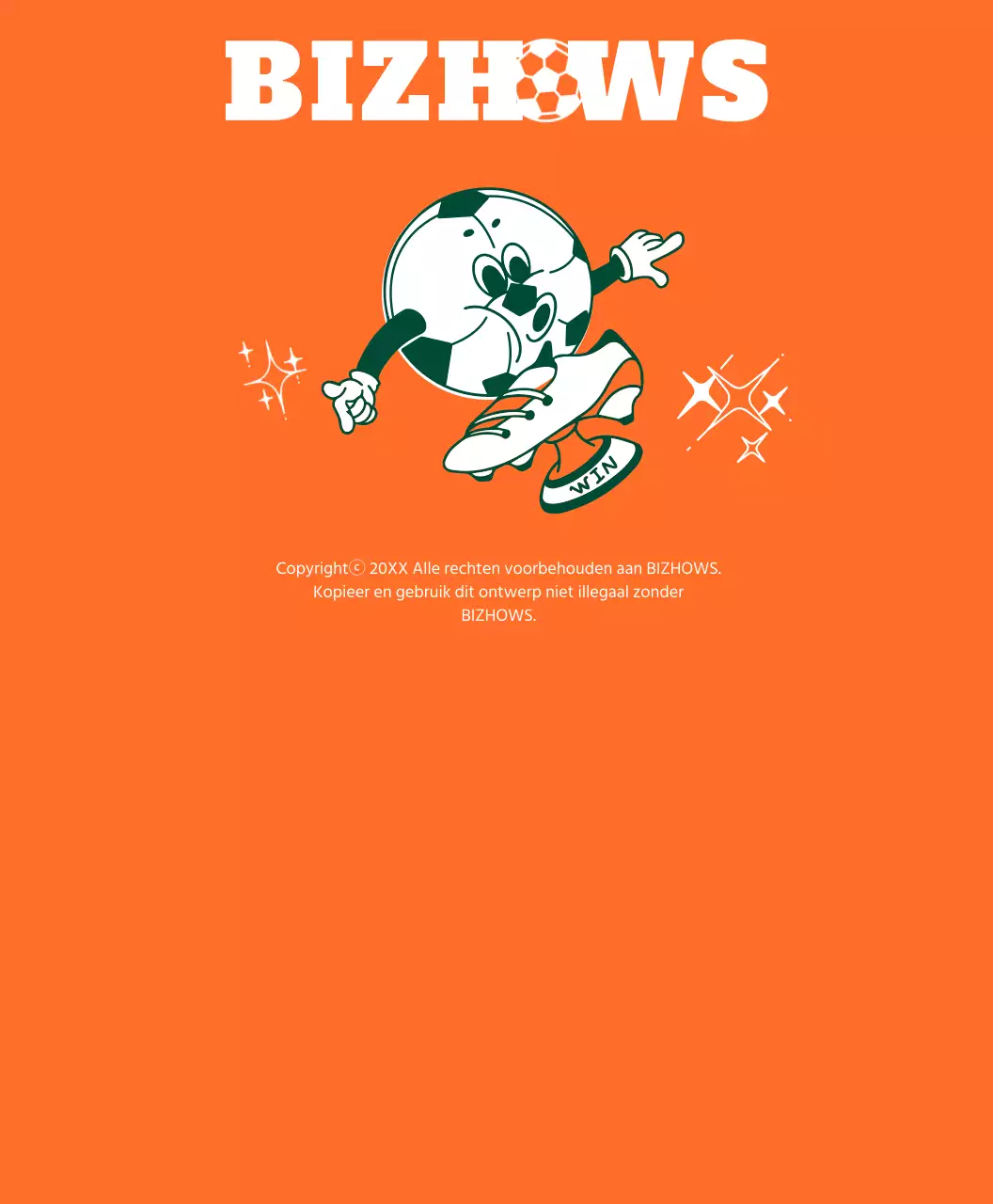 T-shirt voor je favoriete voetbalclub, waarop het voetbalfiguurtje de trofee ziet.