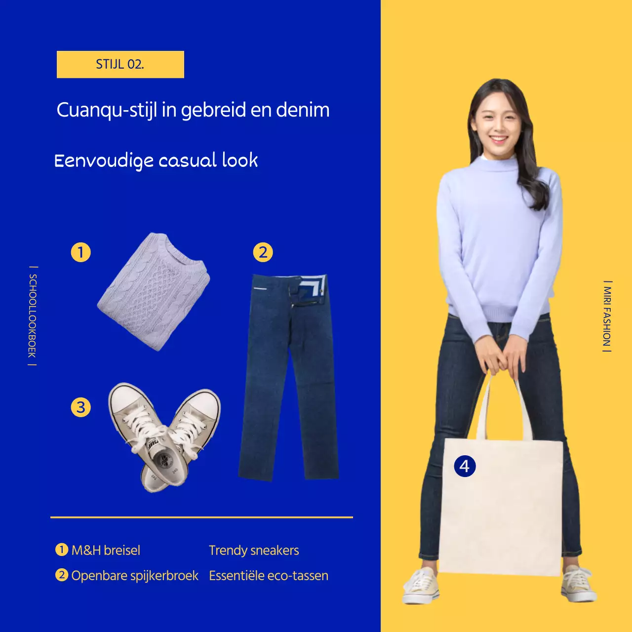 Gele en blauwe ingelijste foto'sHighlighted freshher's look suggesties