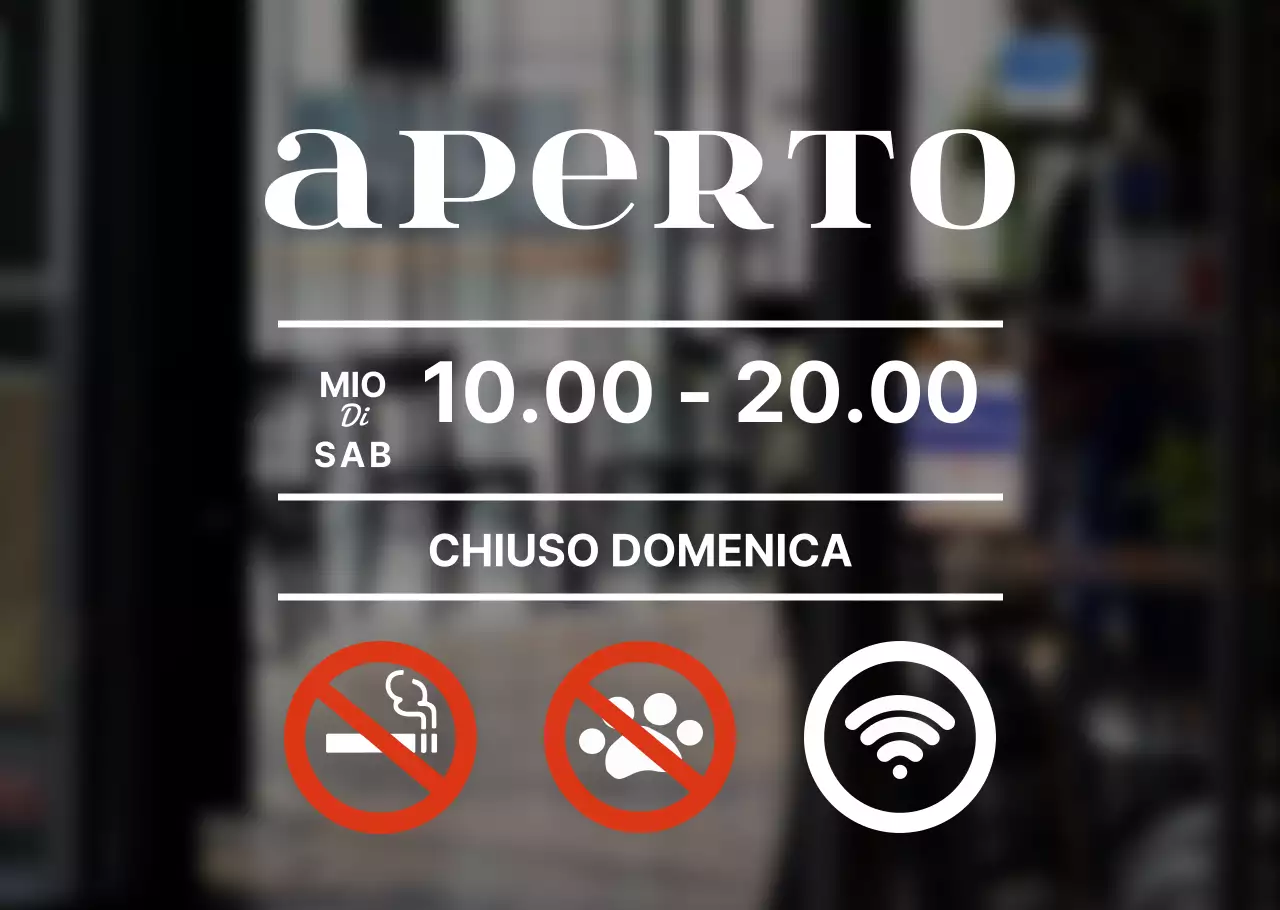 Orari di apertura e segnaletica di base di White's