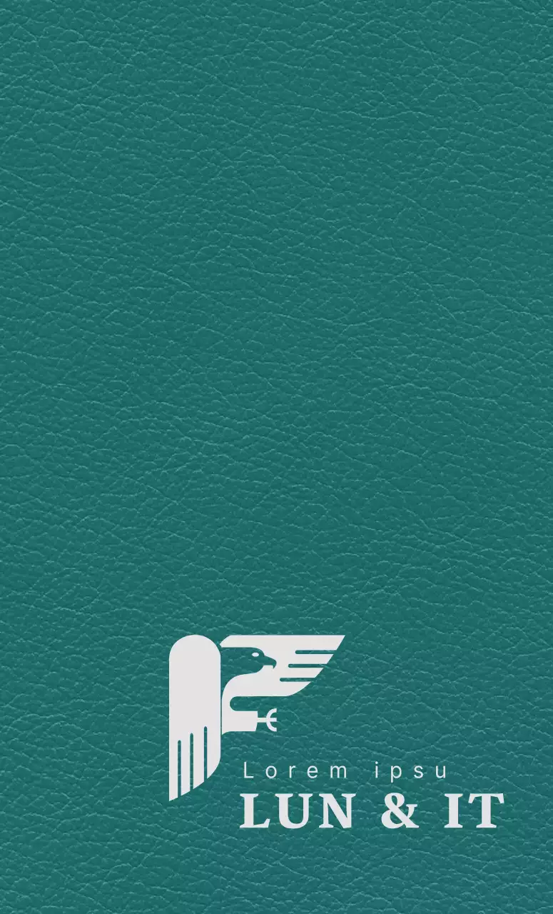 Couverture d'agenda élégante avec le logo d'un cabinet d'avocats