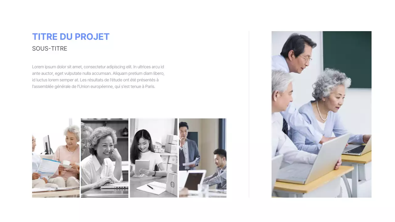 Portefeuille du développeur en bleu