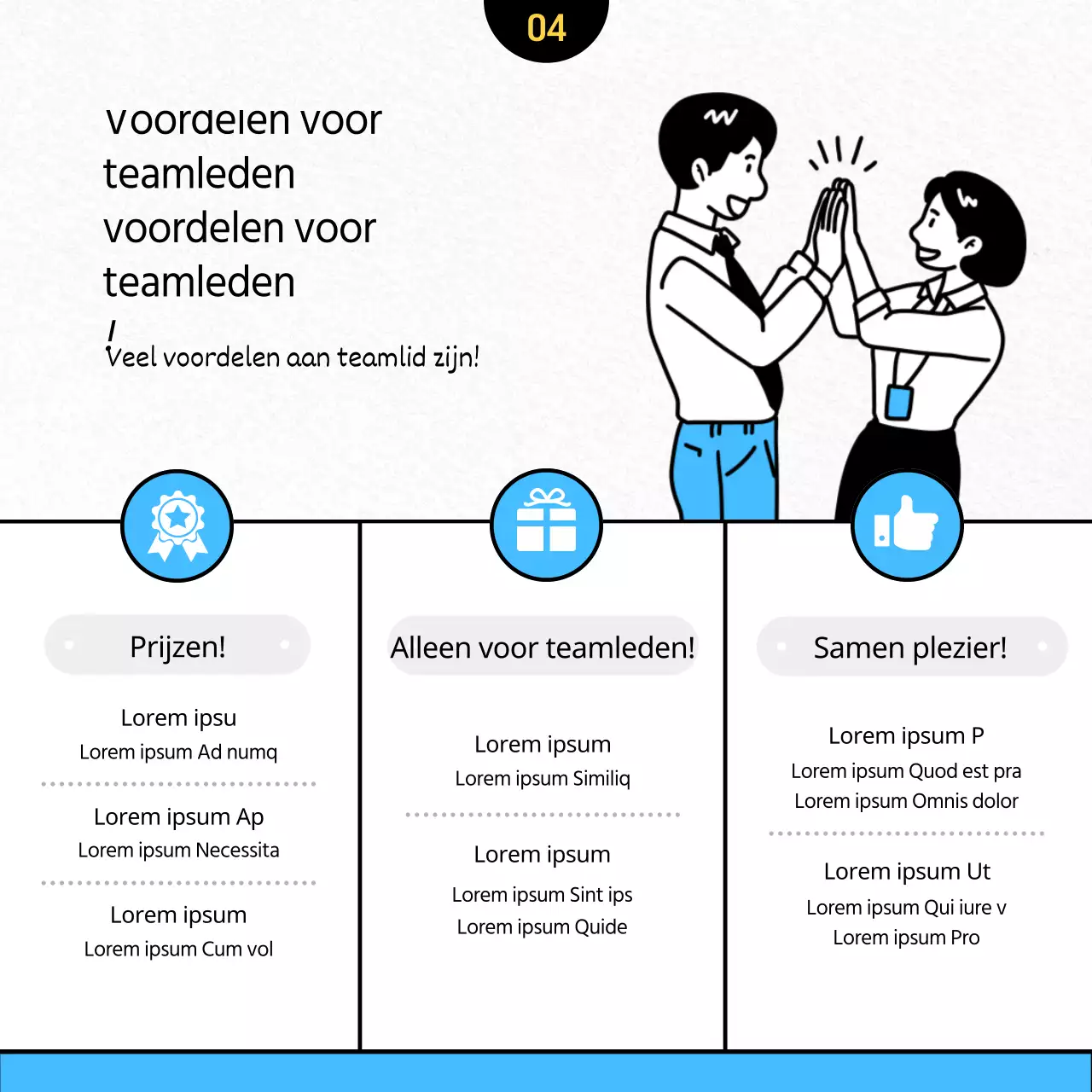 Op zoek naar teamleden voor een lichtblauwe, strakke illustratieconceptwedstrijd