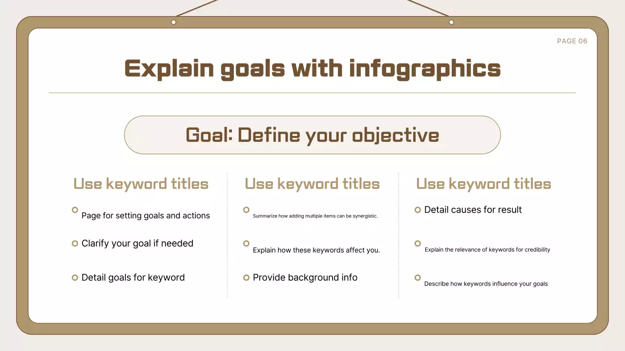 Guide to Beige Simple Presentation