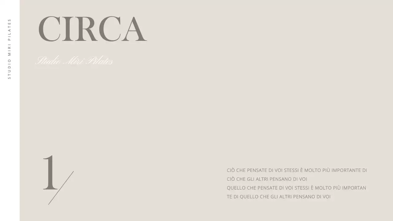 Una moderna introduzione al Pilates in beige e marrone