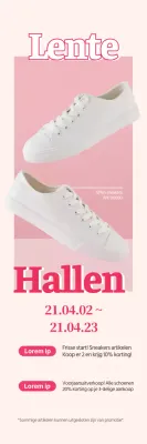 Roze foto accentueert nette lenteschoenaanbiedingen