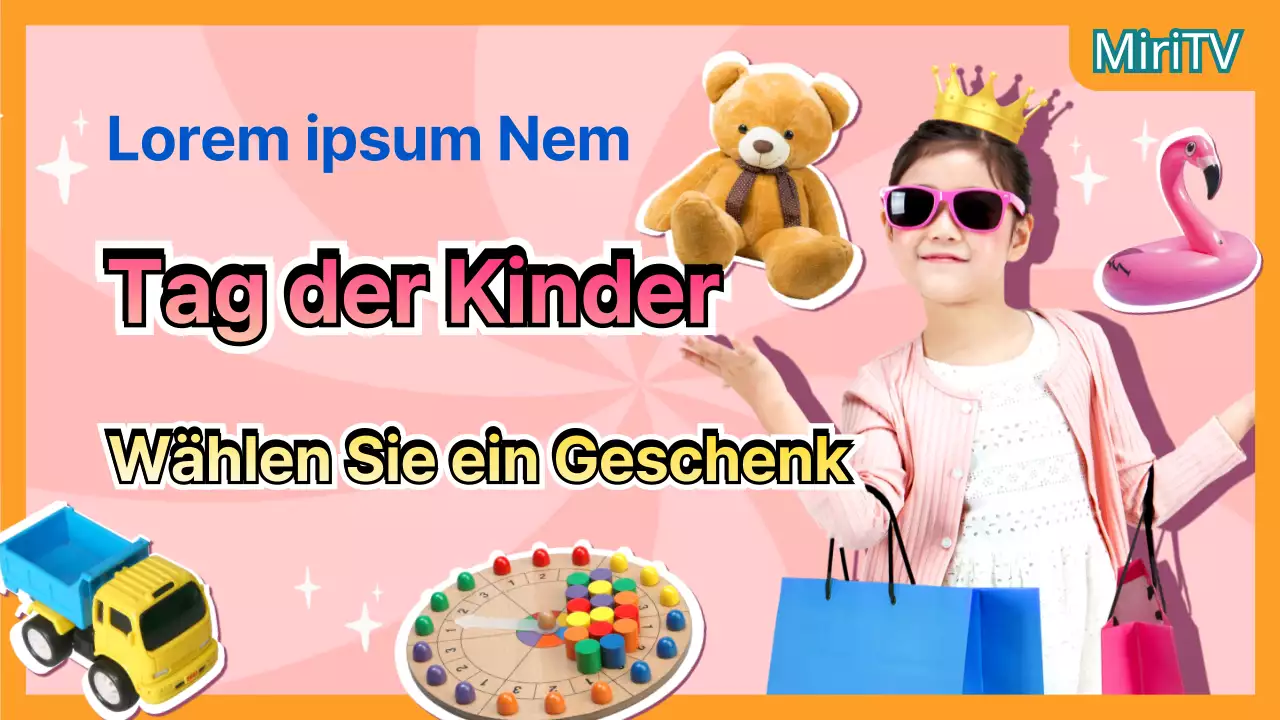 Pink Children's Day YouTube-Miniaturansicht
