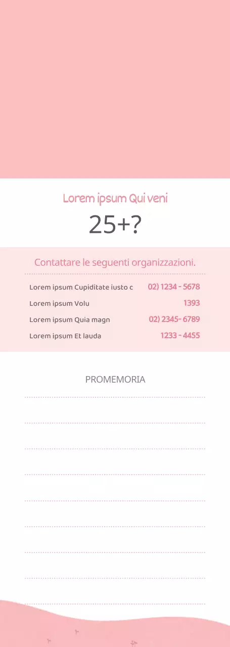Lista di controllo e guida informativa sulla mindfulness per assistenti sociali in bianco e rosa, stile pulito