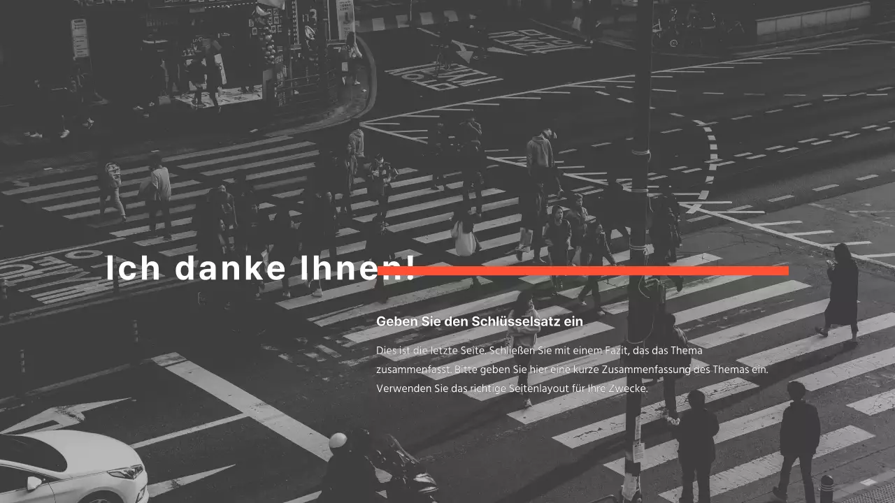 Schwarz-Weiß-Präsentationen