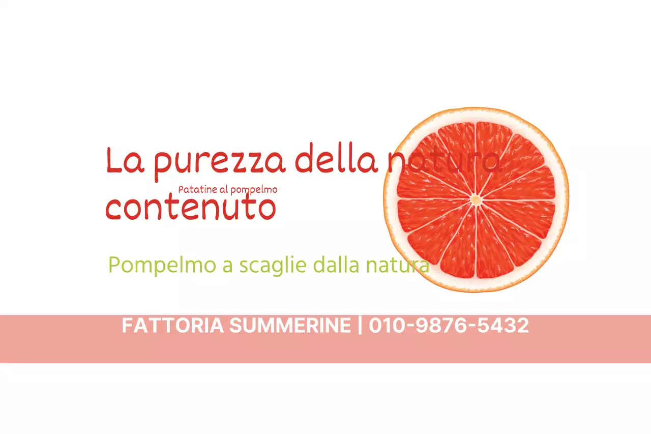 Patatine al pompelmo