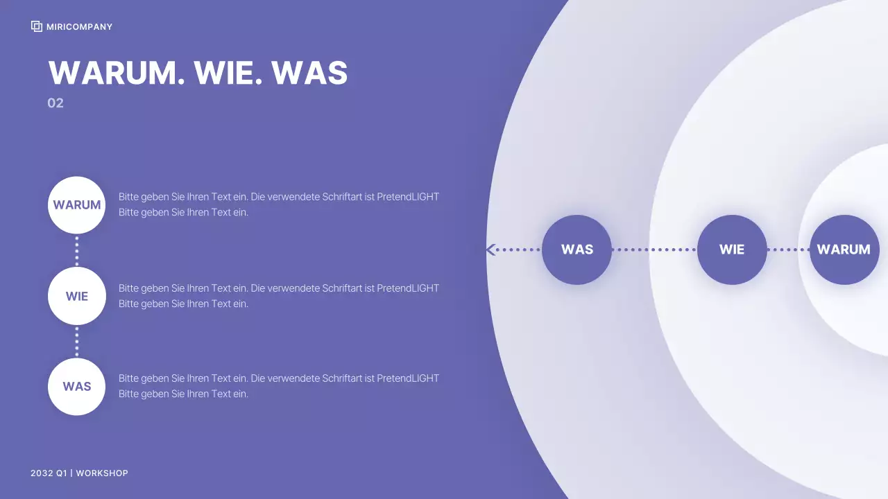 Firmenwerkstatt mit klarem Farbschema in Beerenfärbung